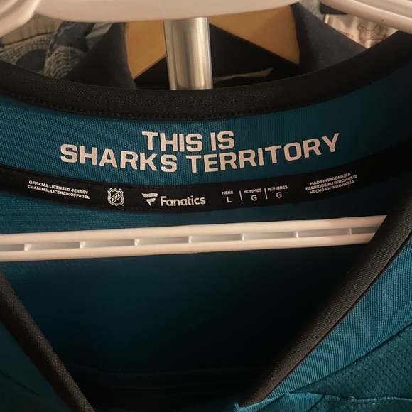 Brent Burns SJ Home Jersey-Fanatics (L) MINT conditon - Picture 4 of 8